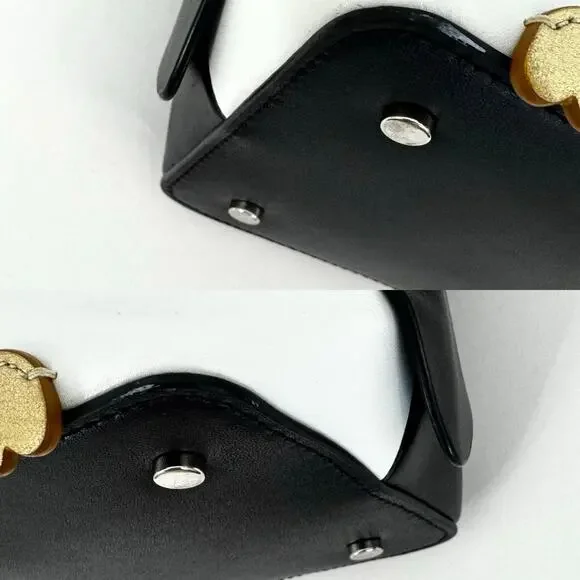 Kate Spade Penguin Crossbody Bag Dome Leather Black/White Novelty Purse - Picture 11 of 14